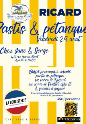 Soirée pétanque anisé !
