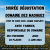 Soirée Vin Domaine des Masques