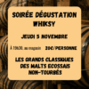 Soirée whisky écossais !